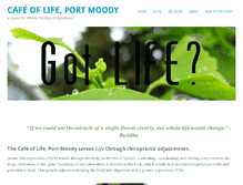 Tablet Screenshot of cafeportmoody.com